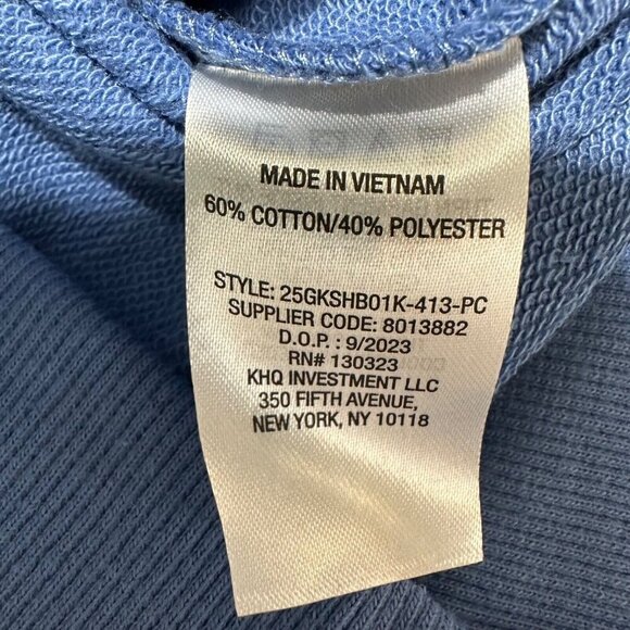 Gap Unisex Kid Size M (8) Blue 1969 San Francisco‎ Logo Hooded Sweatshirt NWT - Picture 9 of 10